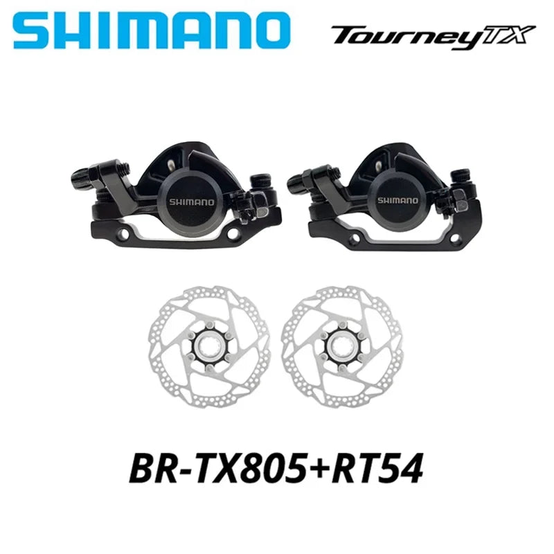 Shimano Tourney BR-TX805 Mechanical Disc Brake Caliper with Resin Pads