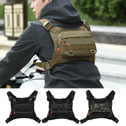 Tactical Chest Bag for Outdoor Fishing Hiking Camping Travel