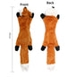 No Stuffing Dog Toy Plush Squeaky Animal Chew Toy for Pets Crinkle