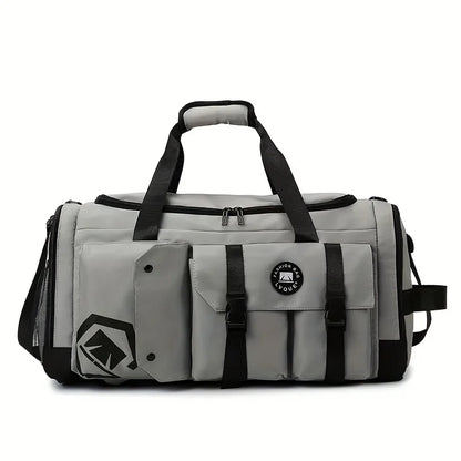 Large Travel Gym Backpack w/ Wet Dry Separation & Shoe Compartment Bag