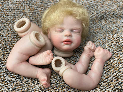 18-20 Inch Painted Reborn Baby Doll Kit Soft Touch Unassembled Lifelike Bebe