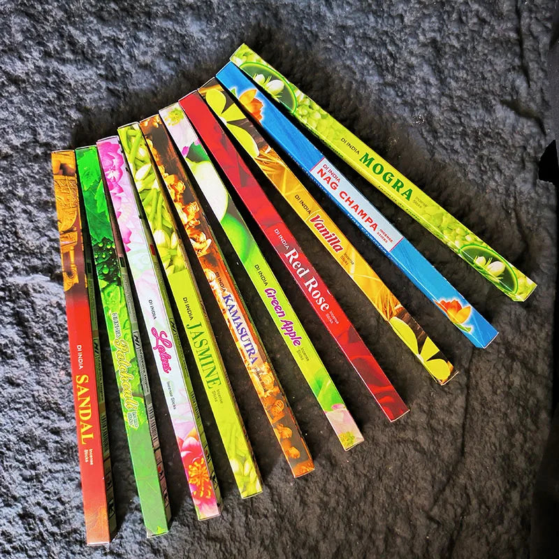 4/10/25 Small Boxes Incense Sticks Mixed Scents for Home Fragrance Meditation