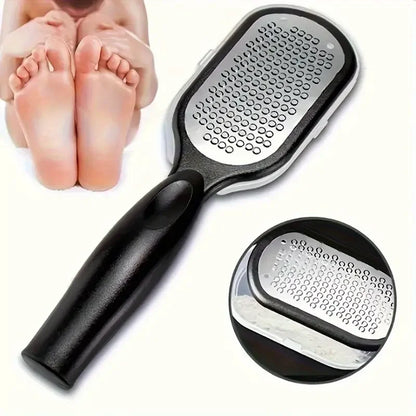 Stainless Steel Foot File Coarse Fine Grit Pedicure Callus Remover