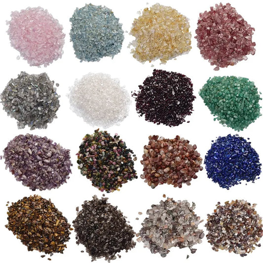 Natural Crystal Pebbles 100g Fish Tank Aquarium Decor Agate Chips