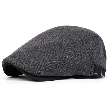 Men's Newsboy Caps British Painters Hats Adjustable Summer Berets