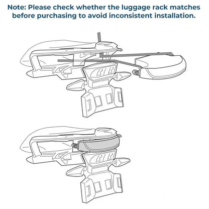 Luggage Rack Under Bag For BMW R 1250 GS 1200 R1250GS R1200GS LC F750GS F850GS Accessories Travel Storage Tool Waterproof Bags-EXPROTAS