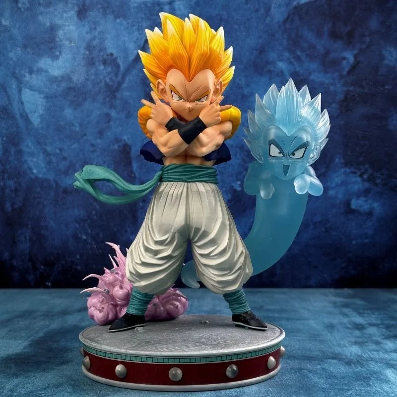Dragon Ball Z Gotenks Ssj3 Figure Super Saiyan 3 Gotenks Action Figures 25cm Pvc Statue Collection Model Toys For Children Gifts-EXPROTAS