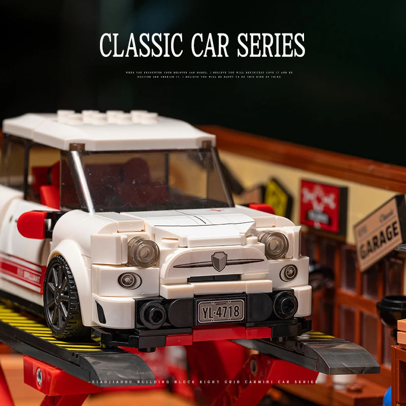 325pcs Classic Racing Car Building Blocks Creative STEM Model Toy Gift for Kids