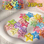 Alloy Hair Clips 20/50Pcs Star-Shaped Hollow-Out Elegant Retro Style Accessories