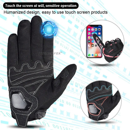 Suomy Mesh Motorcycle Gloves Summer Breathable Touch Screen Riding Gloves Unisex