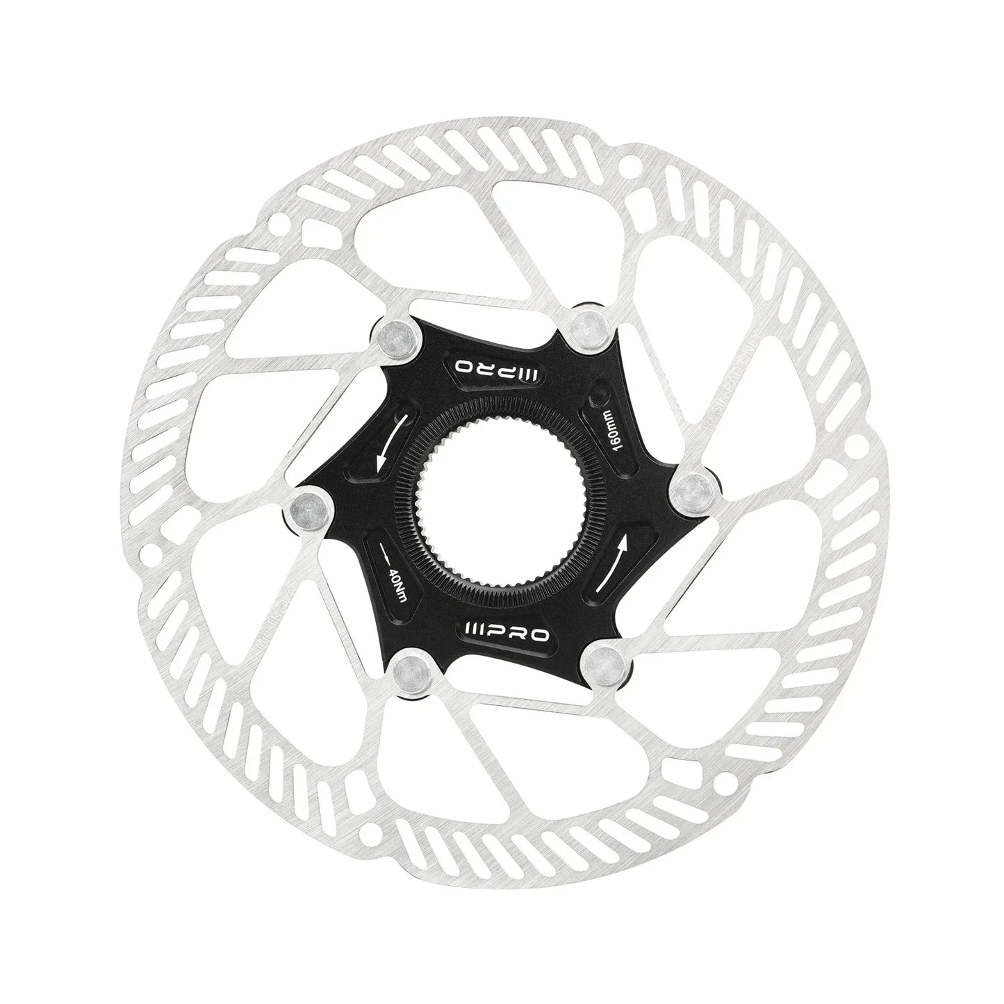 IIIPRO Ultralight Disc Brake Rotor 140/160mm 6-Bolt Center Lock 1.8mm Hollow