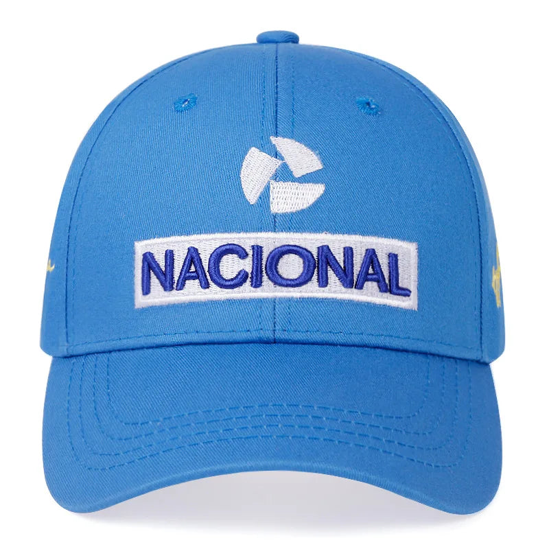 Ayrton Senna Outdoor Sun Protection Baseball Cap Embroidery Fashion Hat