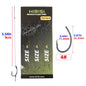 6pcs Fishing Ready-made Hook Links Carp Feeder Tackle Rigs