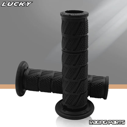 Retro Motorcycle Handlebar Grips 7/8" 22mm 24mm Vintage Cafe Racer Rubber Parts