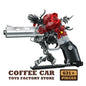631pcs Mecha Rose Revolver Building Blocks Red Flower MOC Brick Model Toy Set