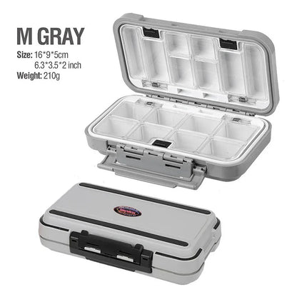 Waterproof Fishing Tackle Box Hook Lure Bait Storage Organizer Case