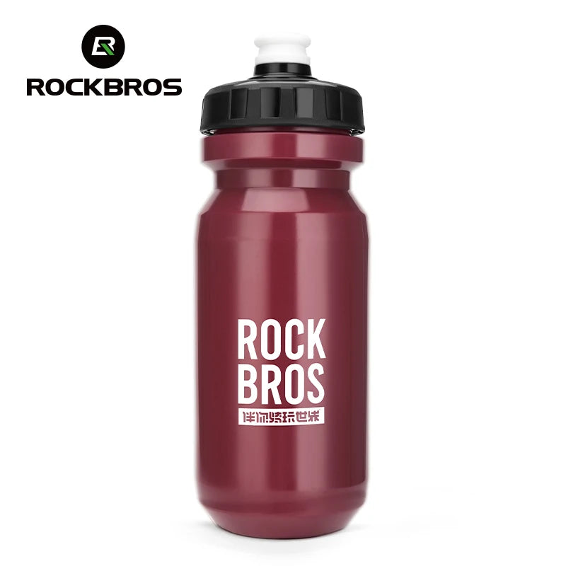 ROCKBROS Bicycle Water Bottle 600ml PP Sports Cycling Squeeze Cup Outdoor Hiking