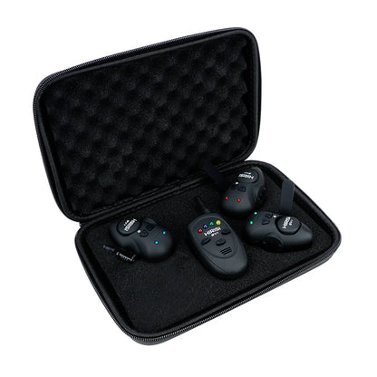 Hirisi SV1 Carp Fishing Bite Alarm Set Luminous Bite Indicator Portable Case