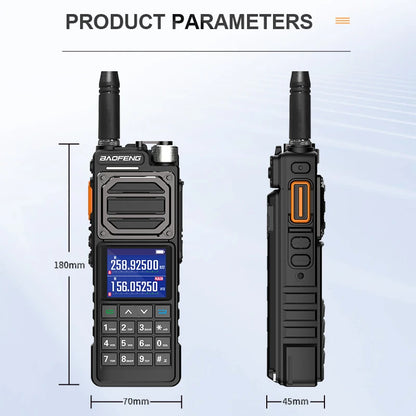 BAOFENG UV-25L Ham Radio High Powerful Tactical Walkie Talkie 50KM Four-Band Type-C 999Channel Two Way Radio BAOFENG NEW Upgrade-EXPROTAS