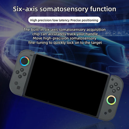 STORM WYRM Wireless Gamepad For Nintendo Switch 6-Axis Gyro Dual Vibration RGB