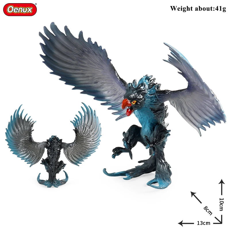 Oenux Fantasy Creature PVC Figure Dragon Phoenix Dinosaur Animal Model - EXPROTAS