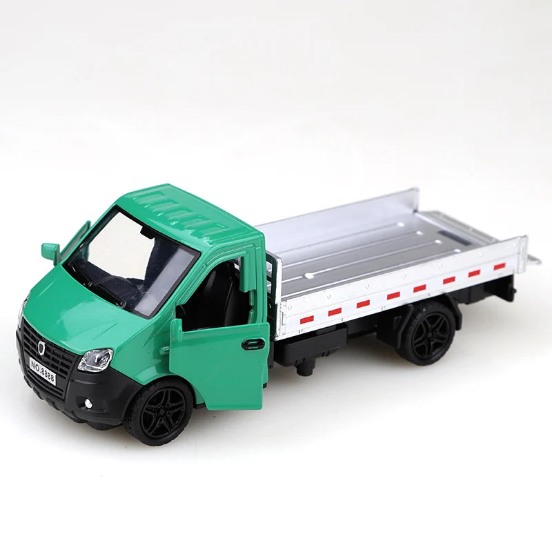 1/34 Scale Alloy Pullback Truck Die-Cast Metal Cargo Boy's Toy