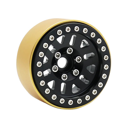 240g Brass 1.9" Beadlock Wheel Rim for 1/10 RC Crawler TRX4 TRX6 Axial SCX10 III - EXPROTAS