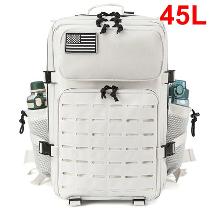 QT&QY 25L/45L Tactical Backpack for Men and Women Outdoor Survival Bug Out Bag Small School Rucksack Hking with Bottle Holder-EXPROTAS