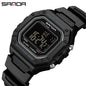 SANDA 2156 Fashion Mens Watch Military Water Resistant Sport Watches Army Big Dial Led Digital Wristwatches Stopwatches For Male-EXPROTAS