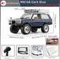 MN168 RC Car 1:12 Full Scale RTR Version MN Model 2.4G 4WD 280 Motor Proportional Off-Road RC Remote Control Car for Boys Gifts-EXPROTAS
