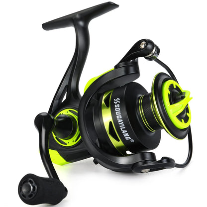 Sougayilang Spinning Fishing Reel 5.2:1 Max Drag 1000-7000 Series Metal Spool