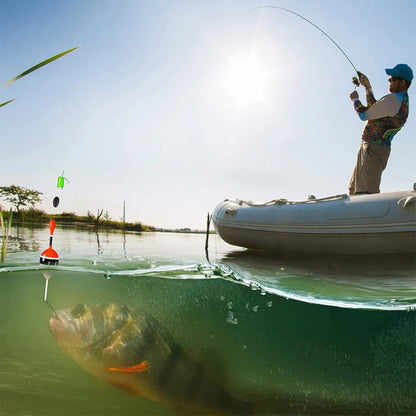 Balsa Wood Slip Bobber Fishing Float Kit with Stops Freshwater Tackle