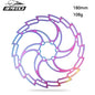 Colorful Stainless Steel Bike Disc Rotor 160/180/203mm 6-Bolt MTB Road Bicycle