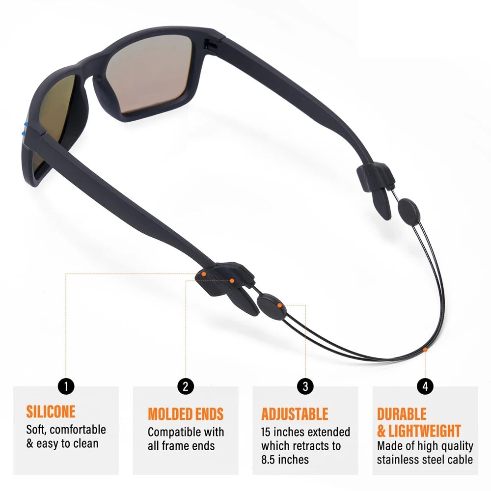 Adjustable Multiple Scene Straps for Ray-Ban Smart Glasses Lanyard