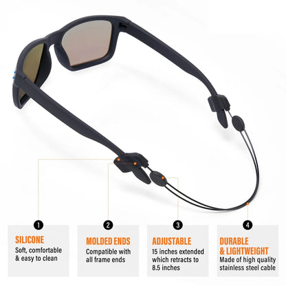 Adjustable Multiple Scene Straps for Ray-Ban Smart Glasses Lanyard
