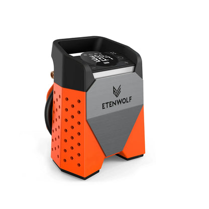 Portable 7800mAh Air Compressor, Super Fast Tire Inflator for Cars, Motorcycles, Bikes & Pickups, LED Light, Digital Display
