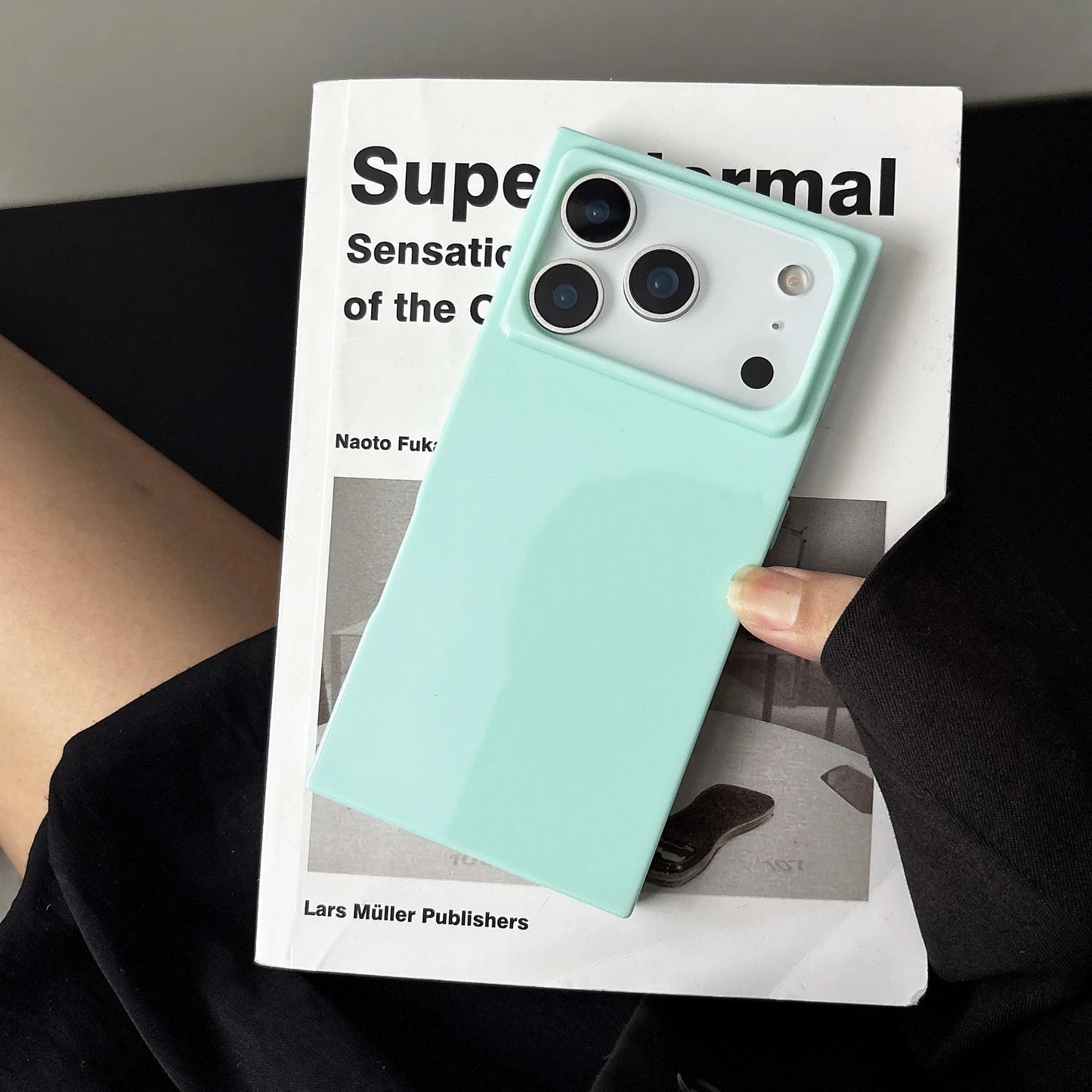 Fluorescent Clear Shockproof Case for iPhone 11-17 Air Pro Max Crystal Cover