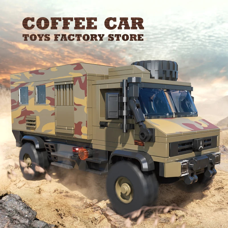 City SUV Off-Road Vehicle Building Blocks MOC Station Wagon Brick Toy Set