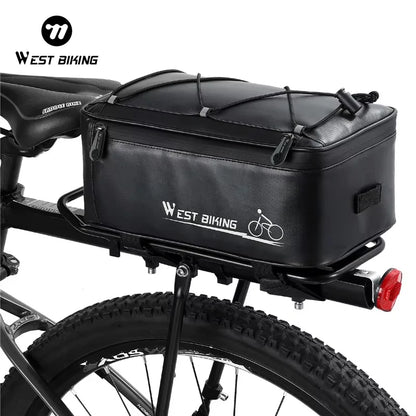 4L Waterproof Bike Rack Bag Bicycle Rear Pannier with Rain Cover