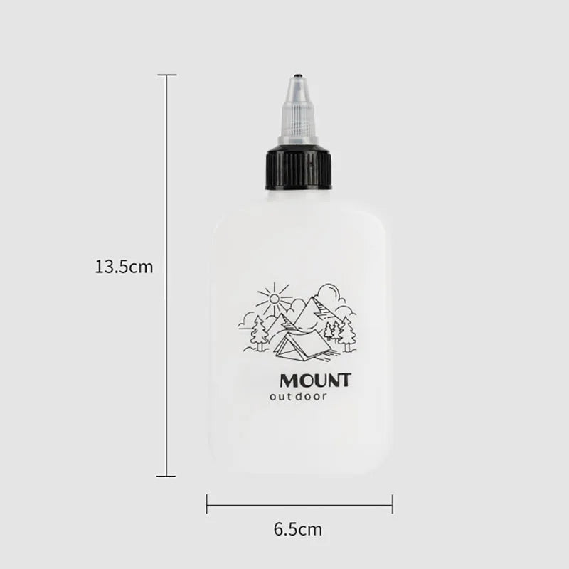 Outdoor Camping Oil Dispenser Bottle 120ml Leakproof Squeeze Jar