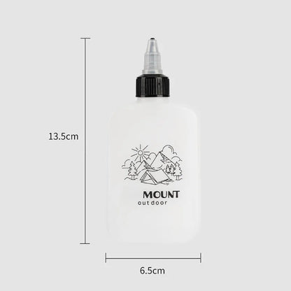 Outdoor Camping Oil Dispenser Bottle 120ml Leakproof Squeeze Jar