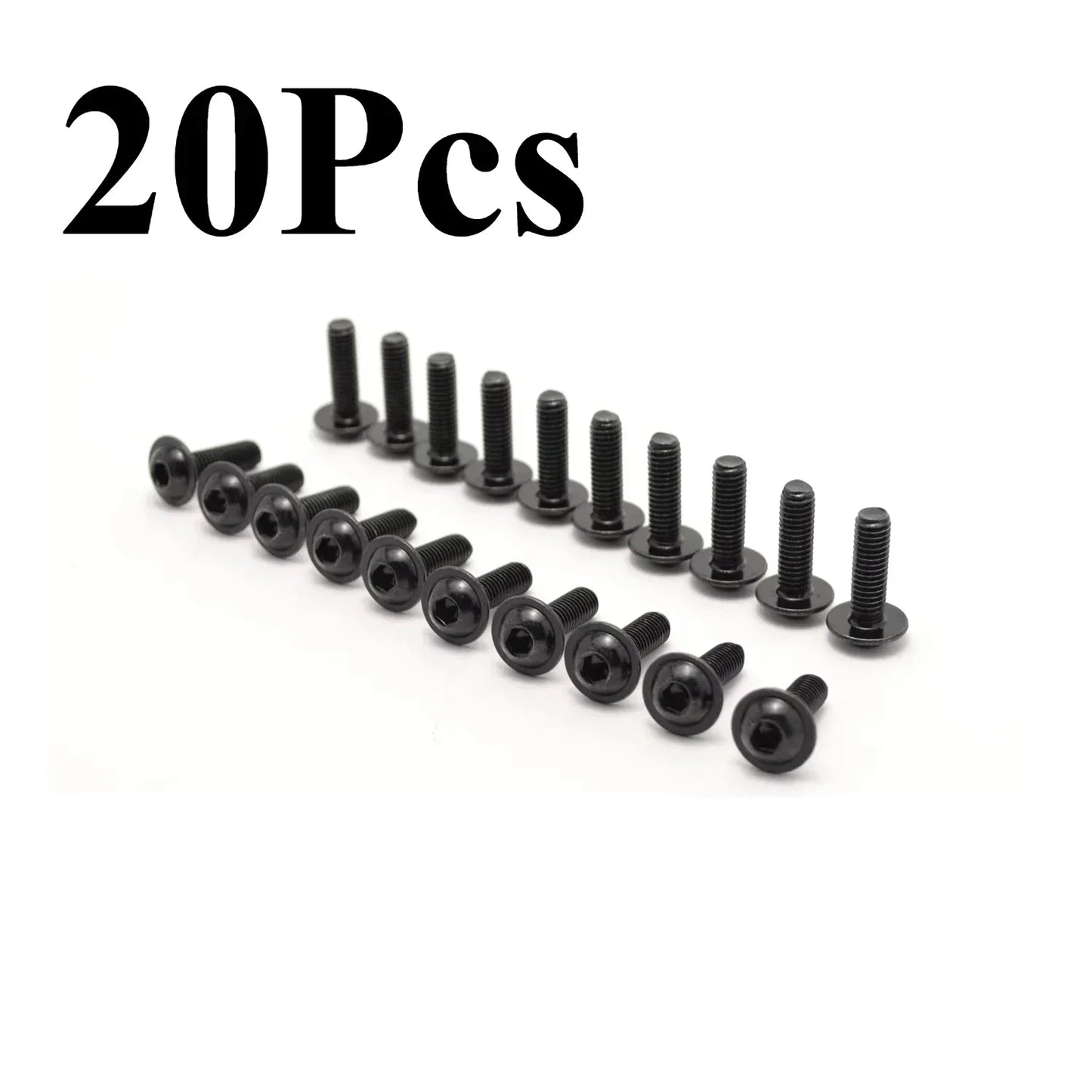 10Pcs Motorcycle Bolts Screw Titanium M5 M6 Torx Head 20mm 16mm Fixing