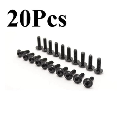 10Pcs Motorcycle Bolts Screw Titanium M5 M6 Torx Head 20mm 16mm Fixing