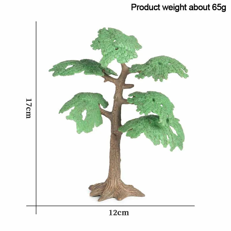 Landscape Model Trees Stumps Rocks Diorama Home Decoration 3PCS
