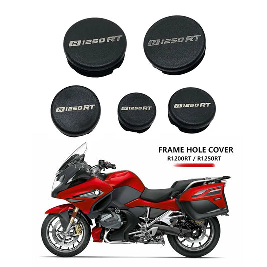 5PCS For BMW R1200RT R1250RT Frame Hole Cover Caps Plug Decorative Frame Cap Set R1200 RT R 1250RT 2014-2023 2020 2021 2022-EXPROTAS
