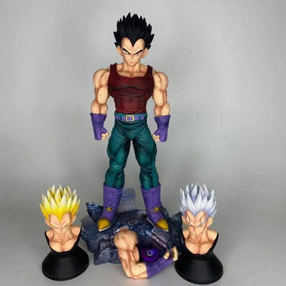 31cm Dragon Ball GT Baby Vegeta Figure Replace Heads Arms PVC GK Statue Toy