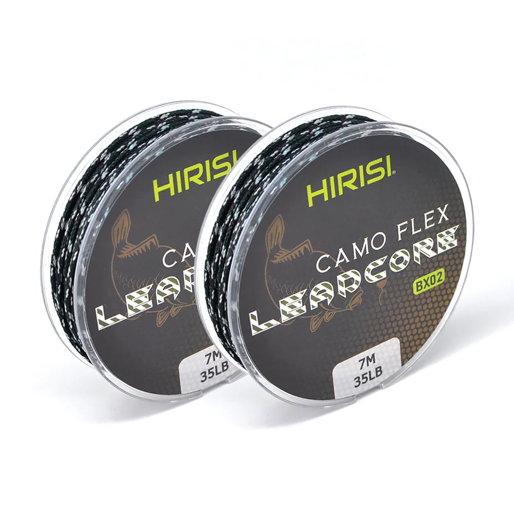 Hirisi 35lb 7m Leadcore Carp Fishing Line Braided Lead Hair Rig Tackle