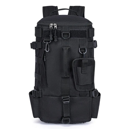 Tactical Fishing Backpack Tackle Bag with Rod Holders Large Molle Hiking