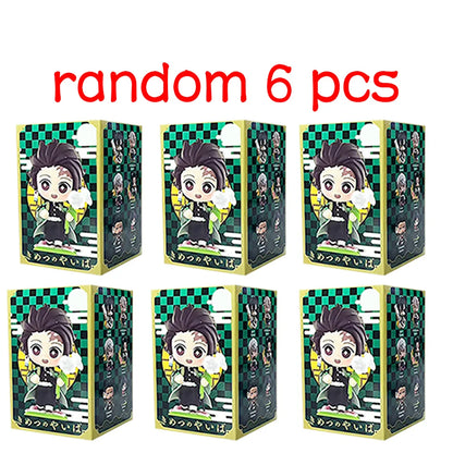 Demon Slayer Blind Box Figure Tanjiro Nezuko Anime PVC Collectible Toy