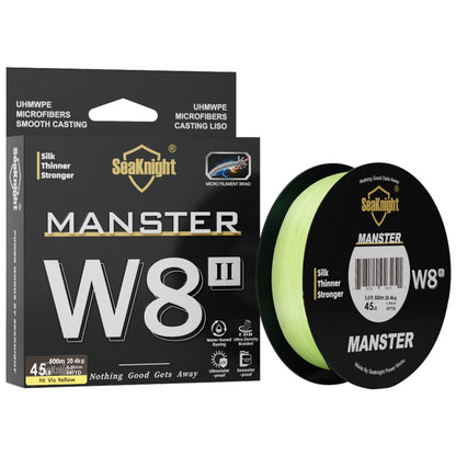 SeaKnight Fishing Line 500m Braided PE Saltwater 15-100LBs W8 II
